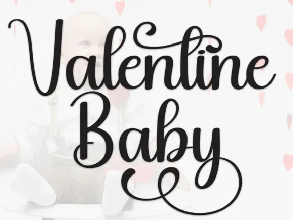 Valentine Baby Script font