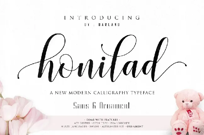 Honilad Script Free font