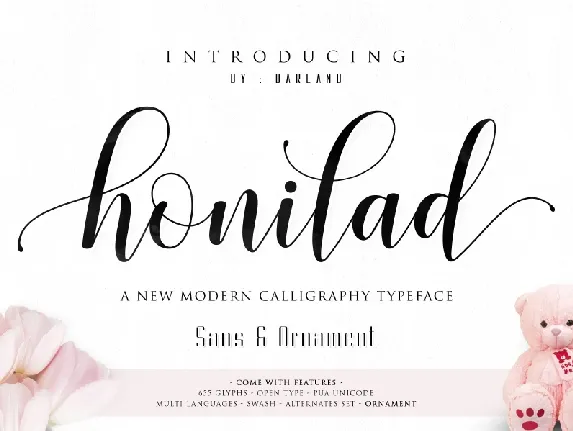 Honilad Script Free font