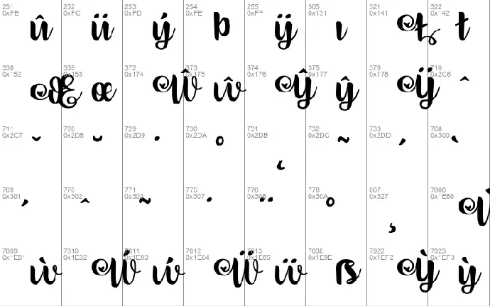 Dirly Belly font