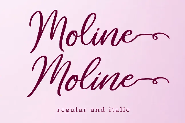 Moline font