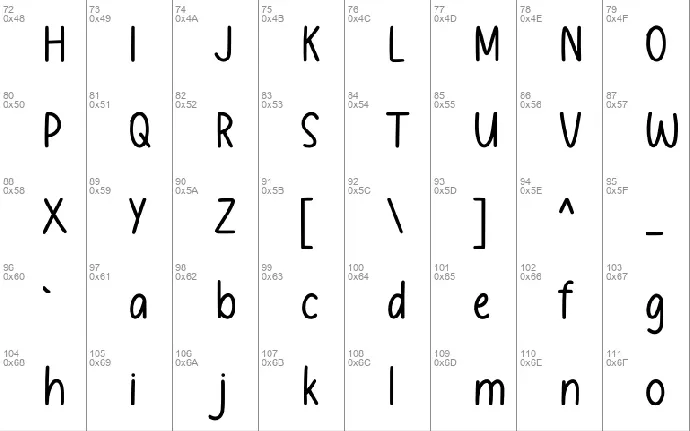 Joynoted Demo font