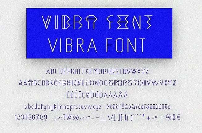 VIBRA font