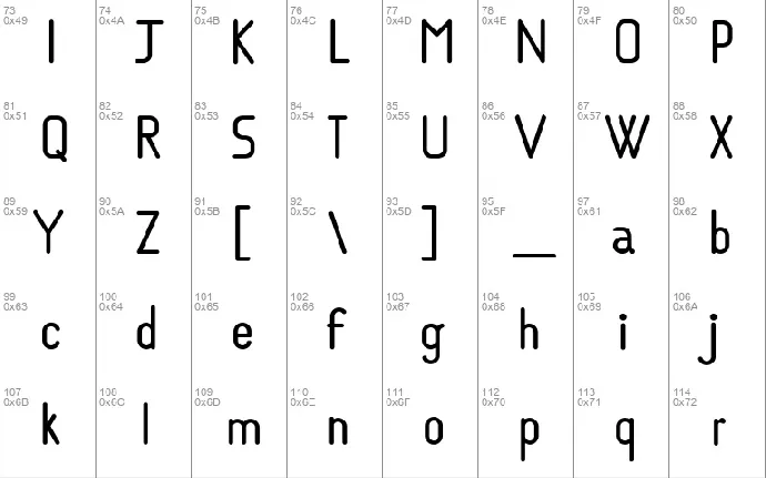 VIBRA font