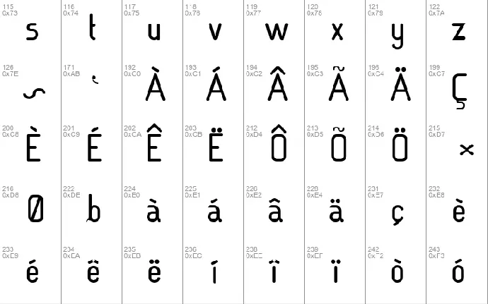 VIBRA font