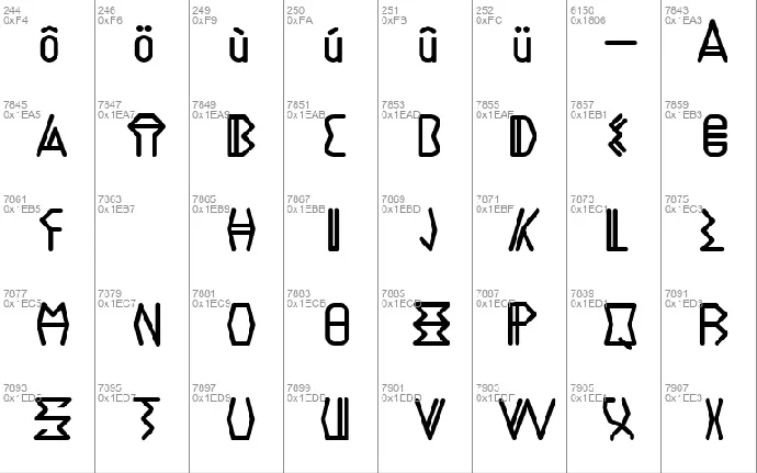 VIBRA font