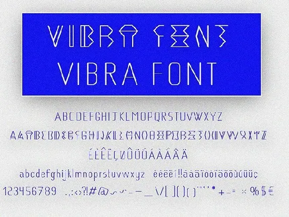 VIBRA font