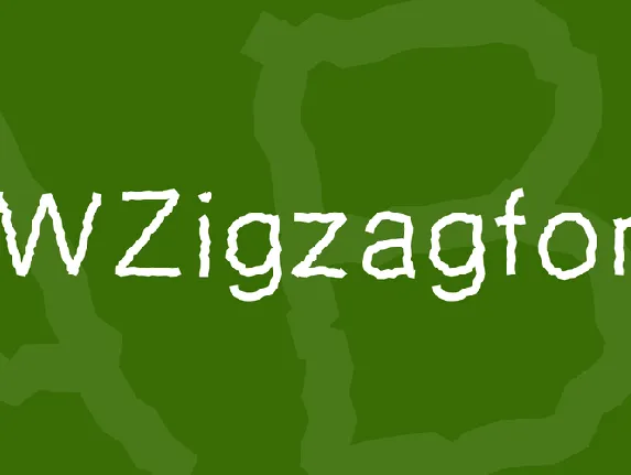 PWZigzagfont