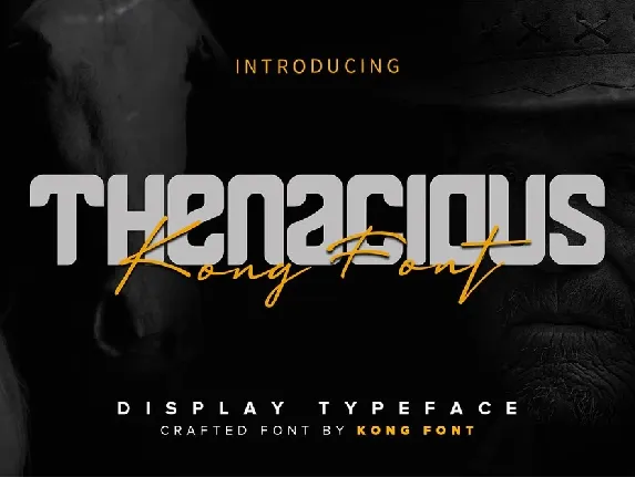 Thenacious Display font