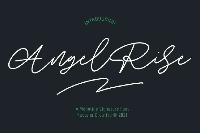 Angel Rise font