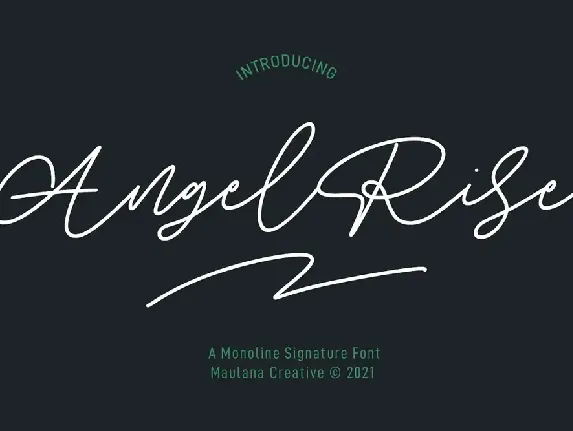 Angel Rise font