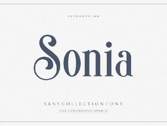 Sonia Serif font