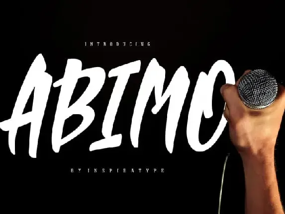 Abimo Script font