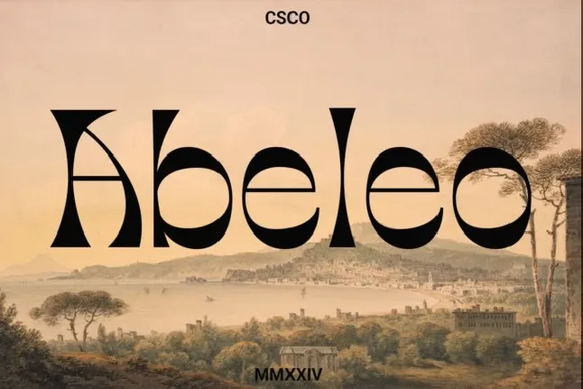 Abeleo font