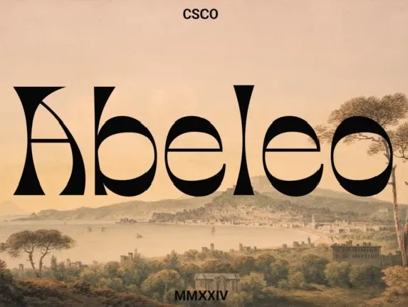 Abeleo font