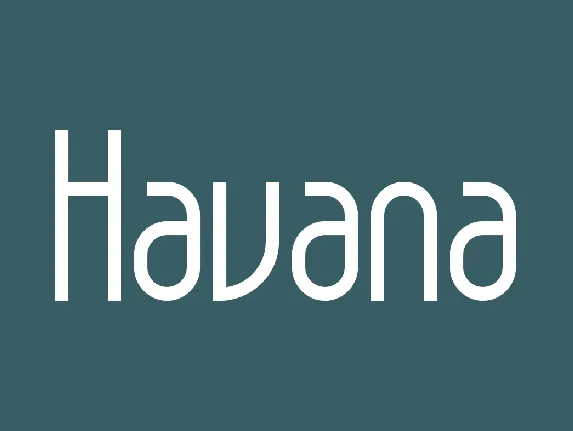 Havana font