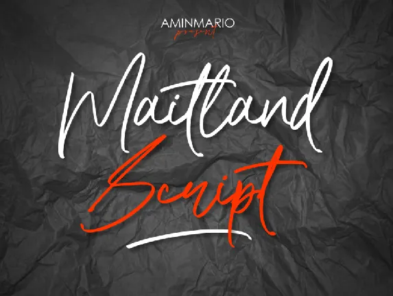 Maitland Script font