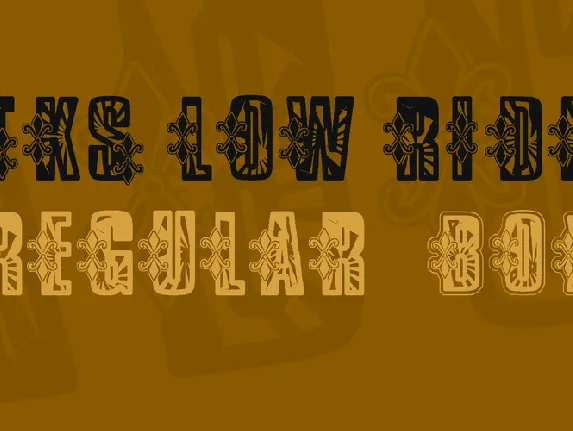 VTKS Low Rider font