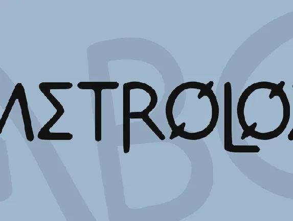 Metrolox font