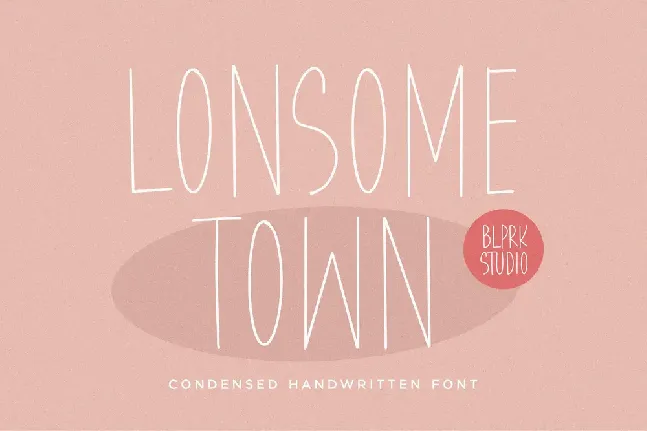 Lonsome Town font