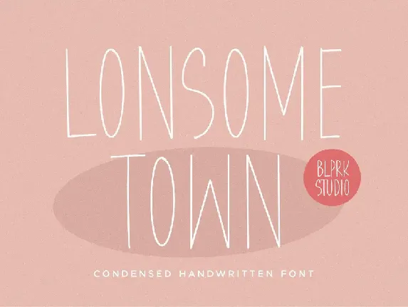 Lonsome Town font