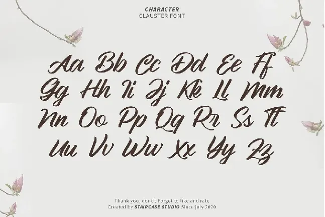 Clauster Script font