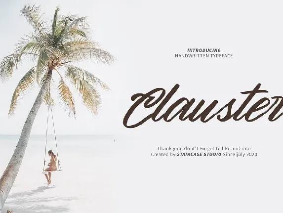 Clauster Script font