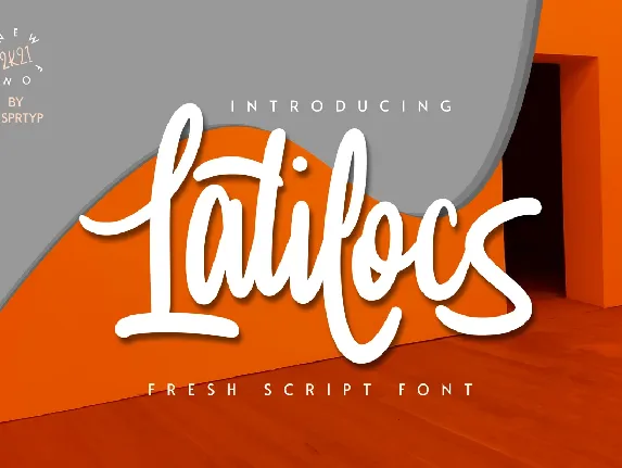 Latilocs font