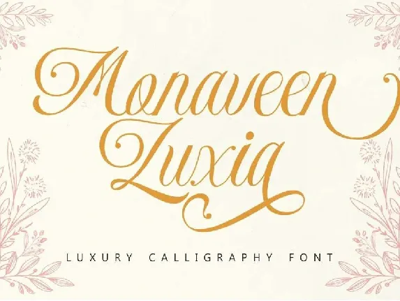 Monaveen Luxia font