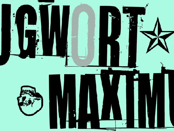 Mugwort Maximum font