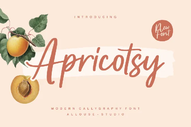 Apricotsy Demo font