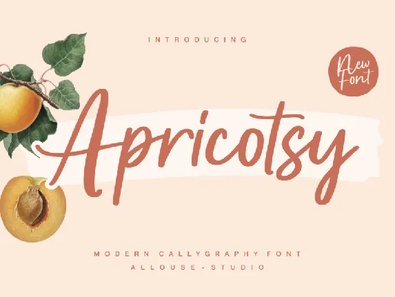 Apricotsy Demo font