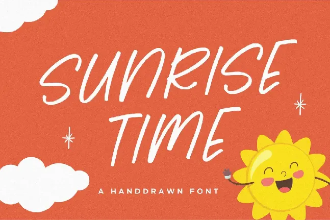 Sunrise Time font