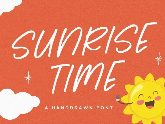 Sunrise Time font