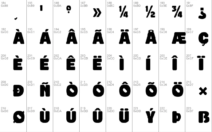 Tabardo font