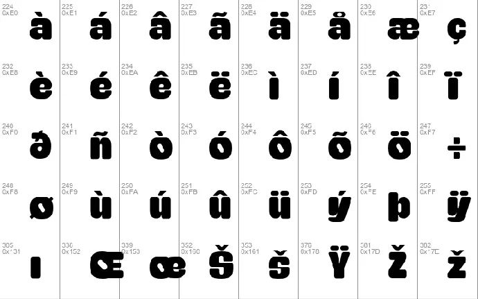 Tabardo font