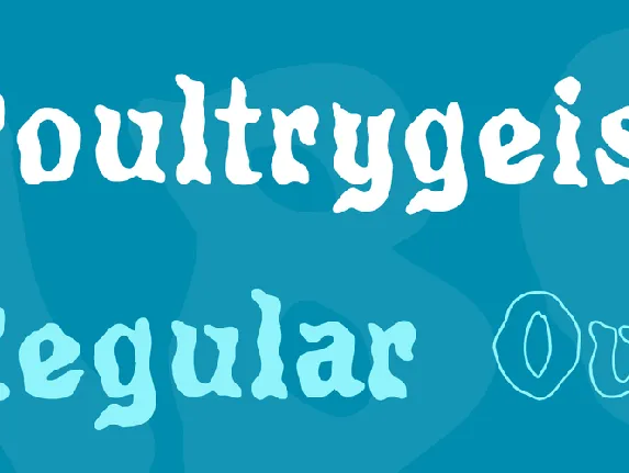 Poultrygeist font