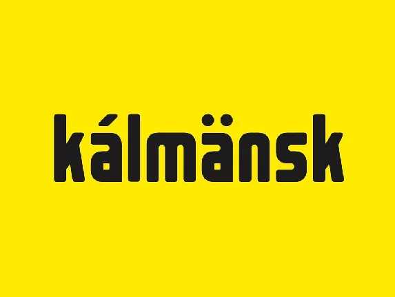 Kalmansk Sans Serif font