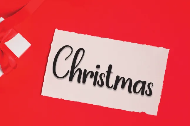 New Christmas font