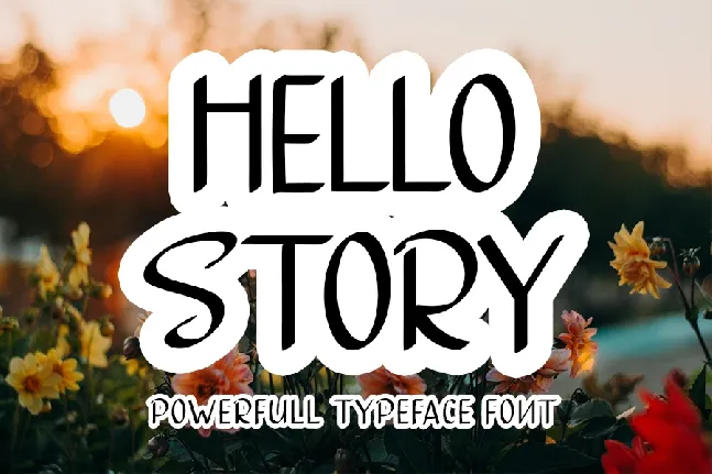 Hallo Story font