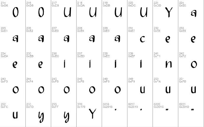 Hallo Story font