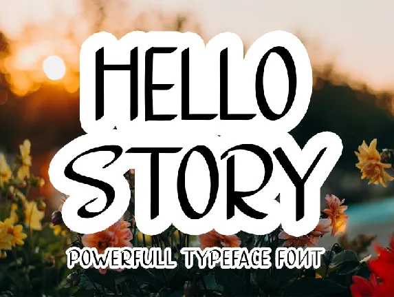 Hallo Story font