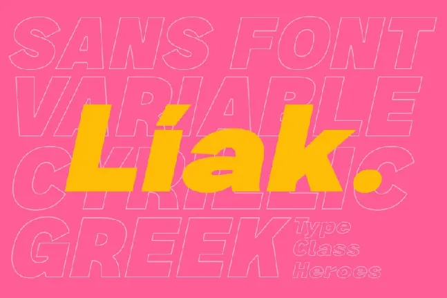 Liak font