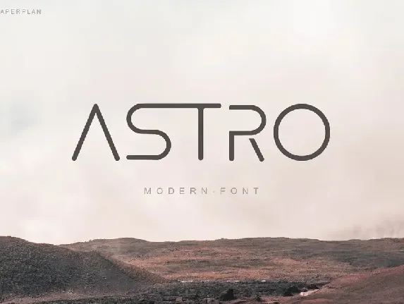 Astro Modern font