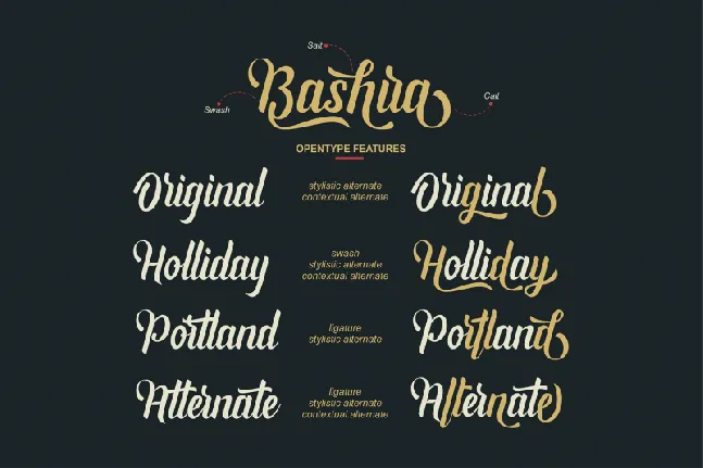 Bashira Script font