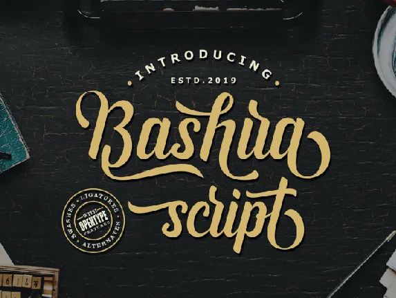 Bashira Script font