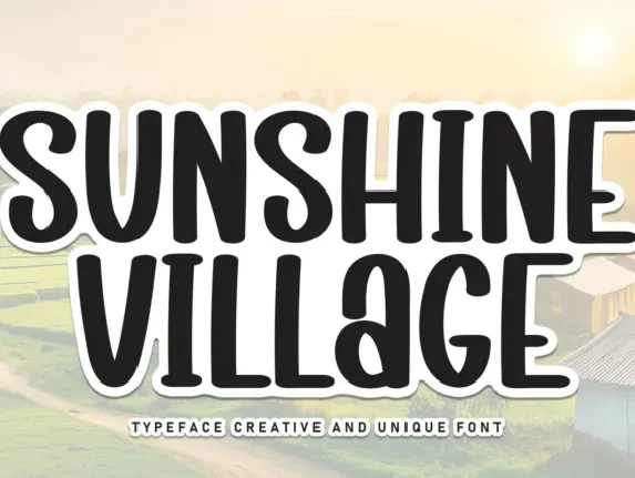 Sunshine Village Display font