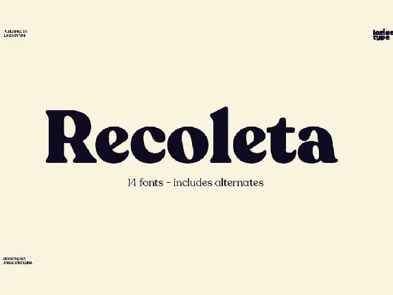 Recoleta font