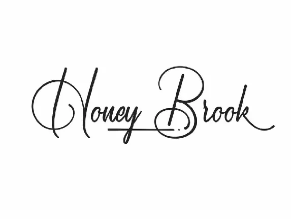 Honey Brook font