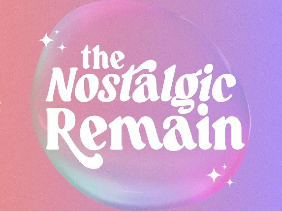 Nostalgic Remain font